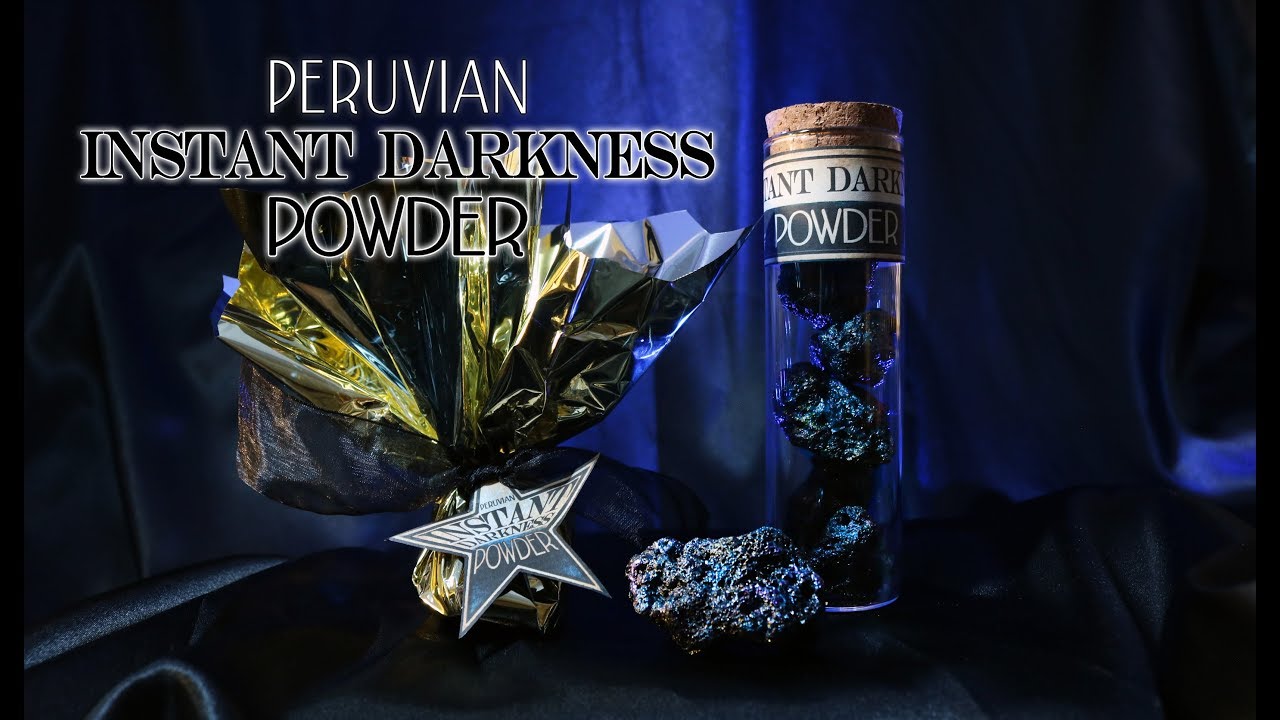 Peruvian Instant Darkness Powder : DIY Movie Prop :  Weasley Wizard Wheezes : Harry Potter