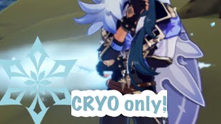 Cryo Only! Ep 3 || We finished mondstadt! ||