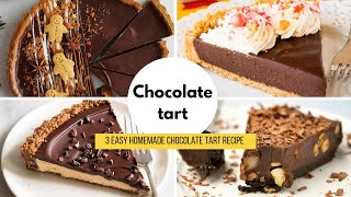 No Bake Chocolate Tart recipe by Lunch Box | Easy Homemade Recipes