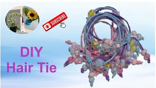 DIY Hair Tie 2mm Elastic Band hair band beads, Charm, Adjustable Hair Tie Hair Ties Hairtie Hairties