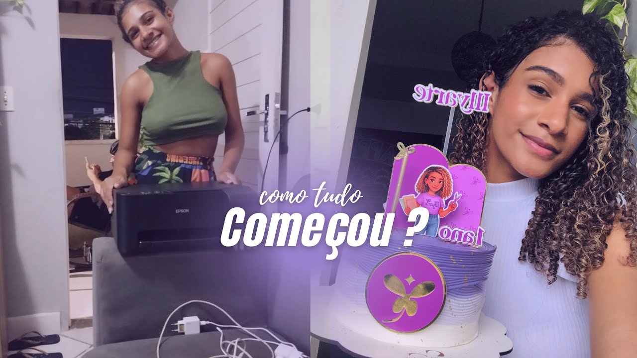 Como comecei na papelaria personalizada | 1 ano da Illyarte