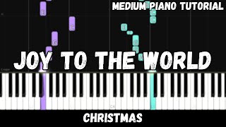Christmas - Joy to the World (Medium Piano Tutorial)