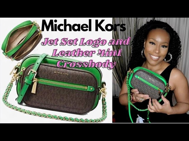 Michael Kors Jet Set Small Double-Zip Camera Crossbody Bag