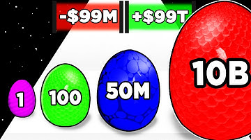 MAX LEVEL DINOSAUR EGG! - Dino Merge Run