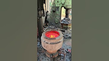 Inside the factory Watch Masters Forge Glowing Steel with Flawless Teamwork #process #forging