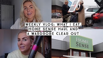 HOME SENSE SHOPPING, WHAT I ATE AND WARDROBE CLEAR OUT  | Ruby Holley