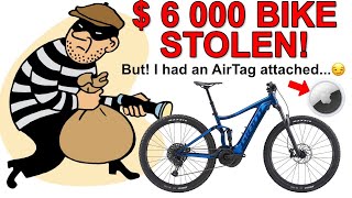 Tracking the THIEF that STOLE my bike (he didn't know about the AirTag 😏)