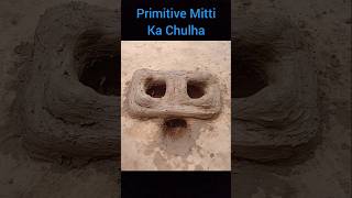 Primitive Mitti Ka Chulha // Underground Mitti Ka Chulha  #Shorts #Ramcharan110