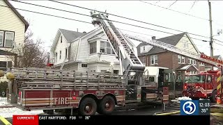 VIDEO: Firefighters called to house fire in Hartford