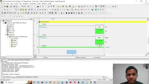 TUTORIAL SIMULASI INSTRUKSI SELFHOLDING DAN SET-RESET MENGGUNAKAN CX PROGRAMMER