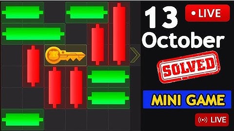 13th October 🔴Live Hamster Kombat Daily Mini-Game Puzzle Solved #hamstercombat #minigame#minipuzzle