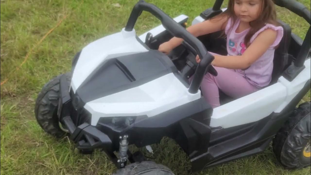 20 volt dewalt Powered kids UTV ride on with remote power wheels