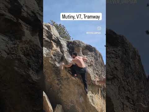 Beta Video for climb Mutiny v7, Tramway