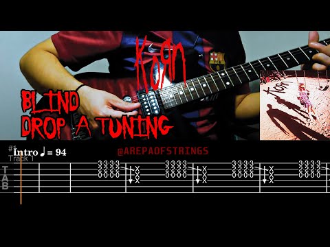 Blind - Korn 6 String Guitar cover with TABS