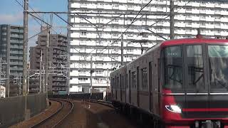 「ワンマン運転に使用するのは一体…」9100系9106F　名鉄常滑線　豊田本町駅　到着
