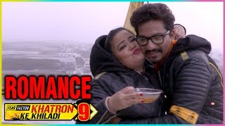 Bharti Singh & Harsh Limbachiyaa ROMANCE Before Stunt | Khatron Ke Khiladi Season 9