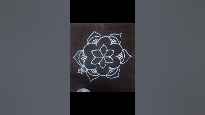 Simple rangoli hand design #designs #muggulu #kolam #rangolidesign #viralvideo #unique
