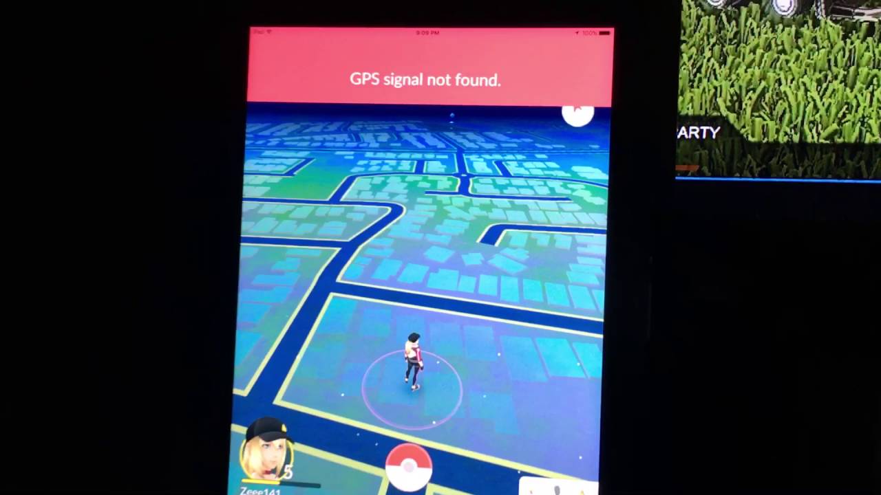 Pokemon Go temporary iOS iPad gps fix -