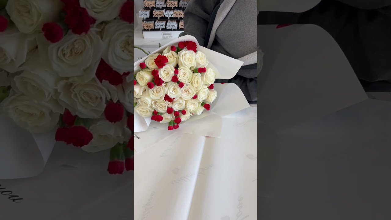  Roses X Mini Carns Bouquet