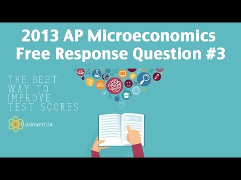 AP Microeconomics 2013 FRQ 3 Externalities YouTube