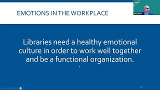 EI in the Workplace: Creating an Emotionally Intelligent Library Culture