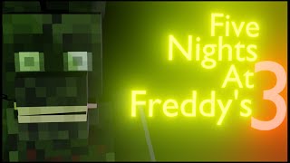 FNAF 3 addon by me review (Minecraft bedrock/pocket edition)