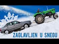 TESTIRAO SAM AUDI 80 QUATTRO PO SNEGU ❄️ 🚘 😄 *traktor me izvlačio na kraju*🚜