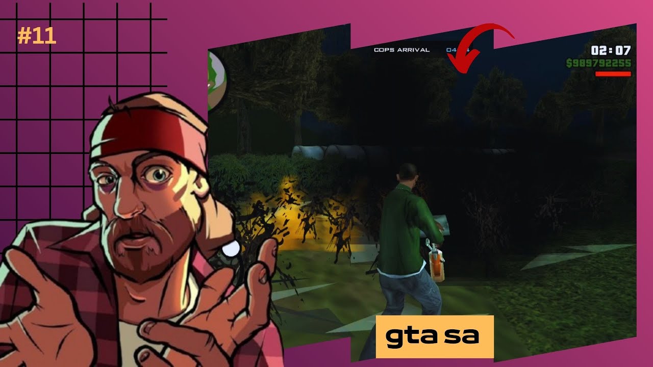 قراند سان اندرياس رحنا المزرعه اشايب تورث في شبت نار في المزرعه 🌱🔥| gta sa