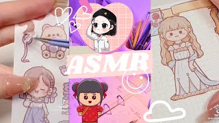 7 ASMR cute Kawaii stickers scrapbook|asmr|sticker|tocaboca |tiktok|Kawaii|doll dress up|Kawaii play screenshot 2