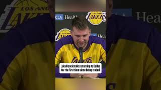 Luka Doncic says return to Dallas will be emotional