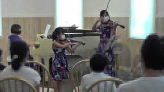 FLOWERS WILL BLOOM ～Hana wa Saku～, Violin duo, Kahori(aged 10) and her mother by Violinist Kahori 732 views 2 years ago 3 minutes, 42 seconds