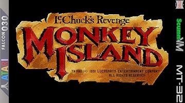 Atari ST Extra [015] Monkey Island II Special Edition Intro in ScummVM on CT60 Falcon Roland MT32
