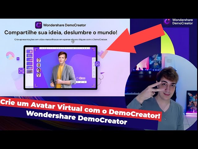 Crie um Avatar Virtual e Faça LiveStream com o DemoCreator!