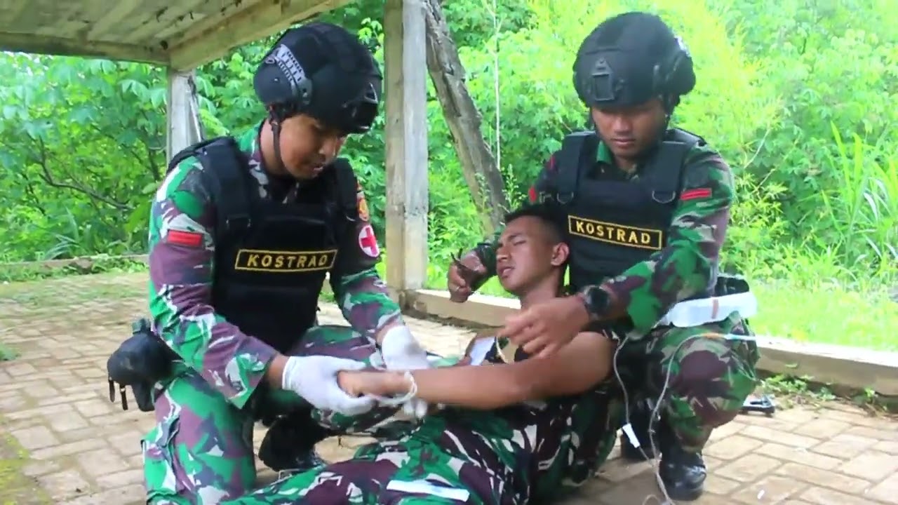 PENANGANAN LUKA TEMBAK DADA & PAHA KANAN YONKES 2 KOSTARD