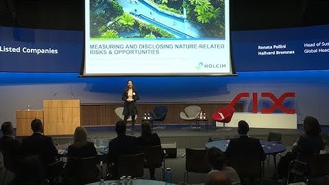 SIX IR Conference 2025; Renata Pollini | Head of Sustainable Construction & Nature |  Holcim