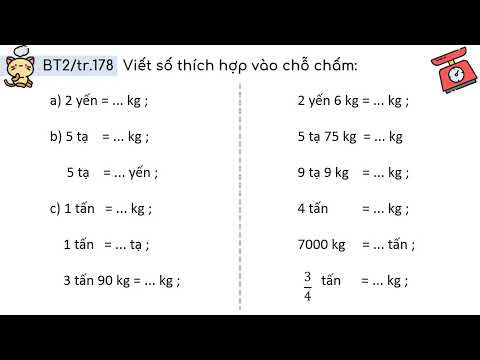 TUẦN 35 - TOÁN - Luyện tập chung ( trang 178)