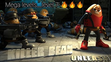 Seventh Of The Mega Levels, Killer Bean Unleashed,  Complete Level.