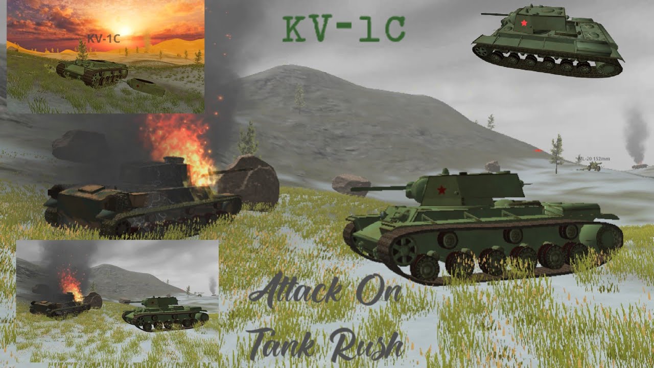 Tank Ruse Game Attack on tank rush - YouTube