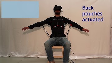 Soft haptic device to render the sensation of flying like a drone