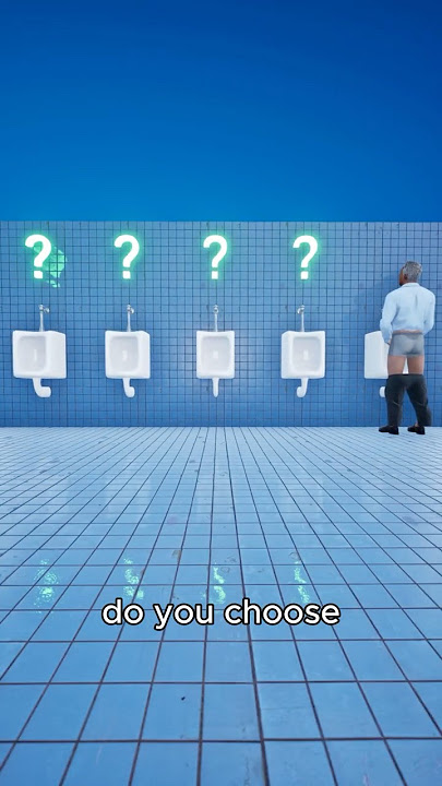 Which Urinal Would You Pick? 💦