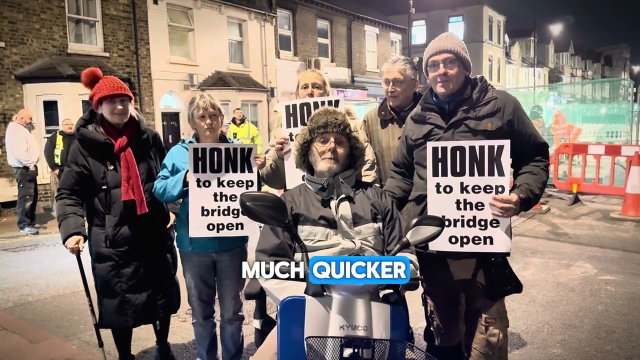 Mill road Bridge Protest