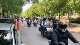 XXV Moto susret 2022 u Srem. Mitrovici - Defile