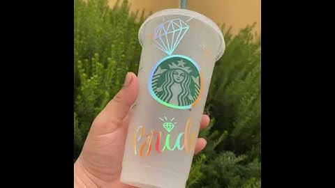 A Cup With Decals Be Made of TeckWrapCraft Opal Adhesive Vinyl