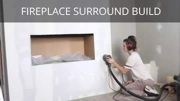 DIY Fireplace Surround and Electric Fireplace Insert Build