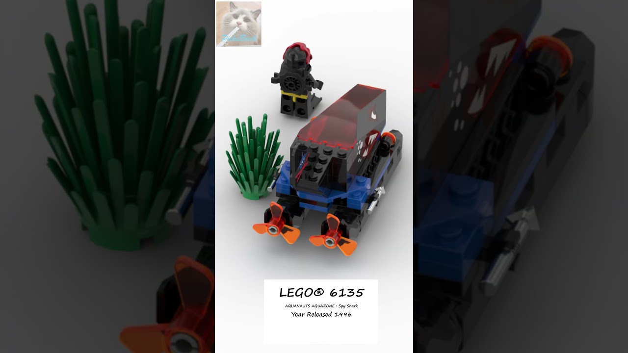 LEGO® 6135 AQUANAUTS AQUAZONE : Spy Shark Year Released 1996 short