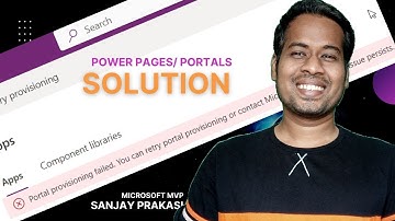 [Solved] Portal provisioning failed. You can retry portal provisioning or contact Microsoft support