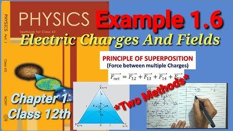 Examples 1.6 | Class 12th Physics | Electric Charges And Fields | Chapter 1|