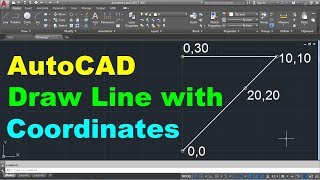 AutoCAD Draw Line with Coordinates