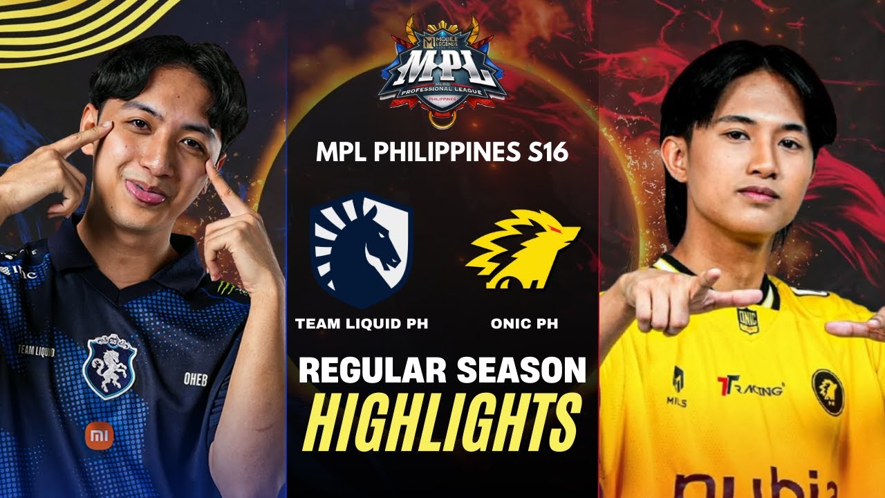 [HIGHLIGHTS] TEAM LIQUID PH vs ONIC PH MPL PH S16 REGULAR SEASON | TLPH vs ONIC