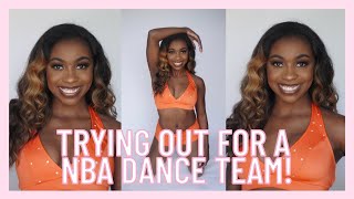 TRYING OUT FOR A NBA DANCE TEAM! | Clutch City Dancers 2022 Audition Vlog| Jordan J Media